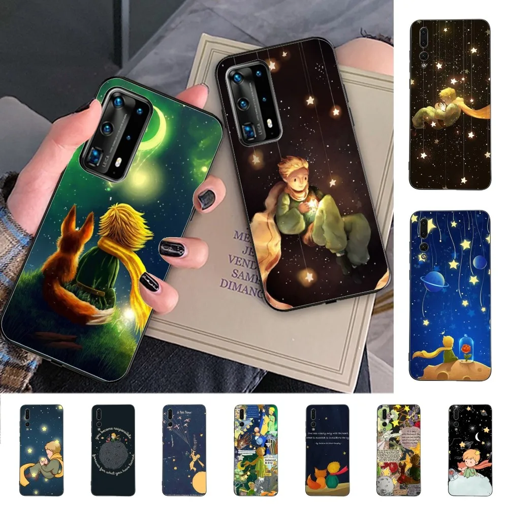 

The Little Prince Starry Sky Phone Case For Huawei P 8 9 10 20 30 40 50 Pro Lite Psmart Honor 10 lite 70 Mate 20lite