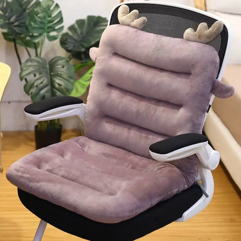 lovely Cartoon Plush office chair Cushion Soft thick Recliner seat Cushions  comfortable Recliner cushion for armchair pad gifts