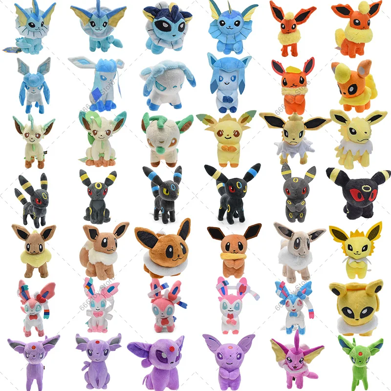 Pokemon Plush Toys Stuffed Animals High Quality Cartoon Birthday Gifts