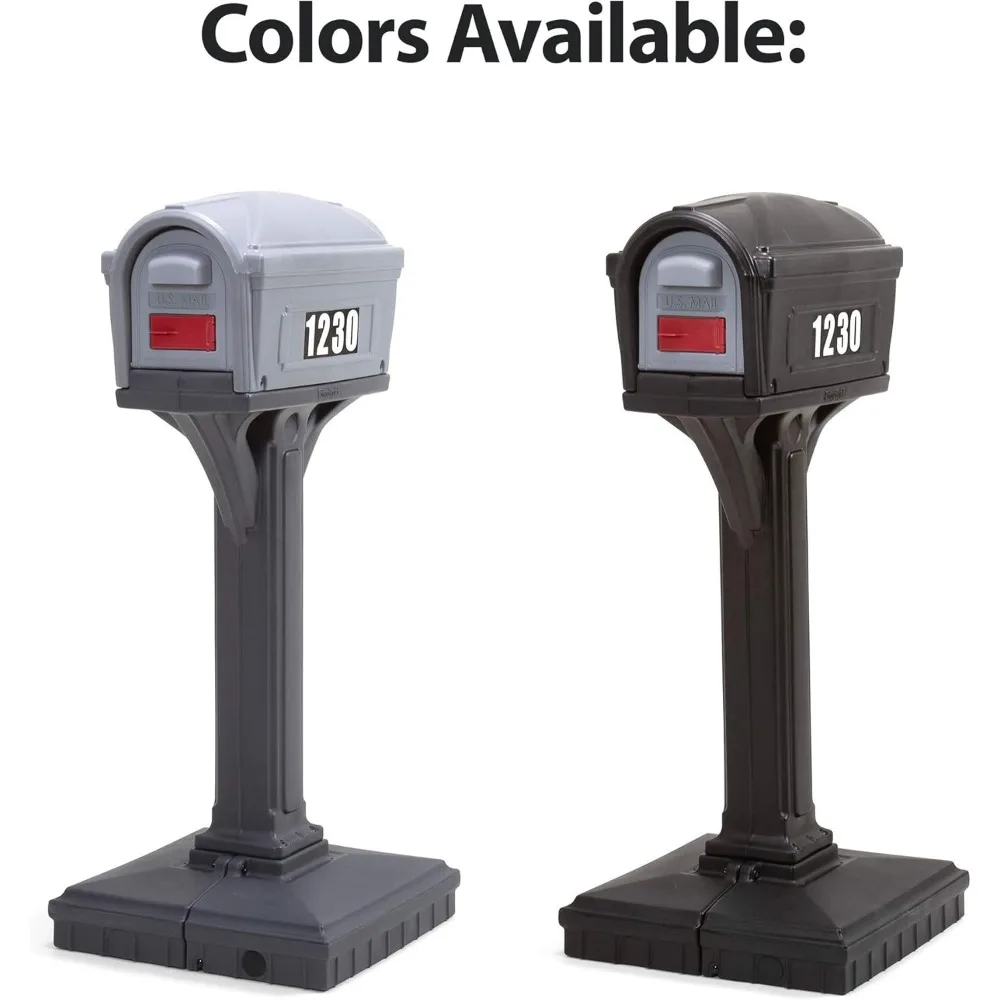 Simplay3 American Home 42002R-04 Dig-Free Easy Up Classic Mailbox