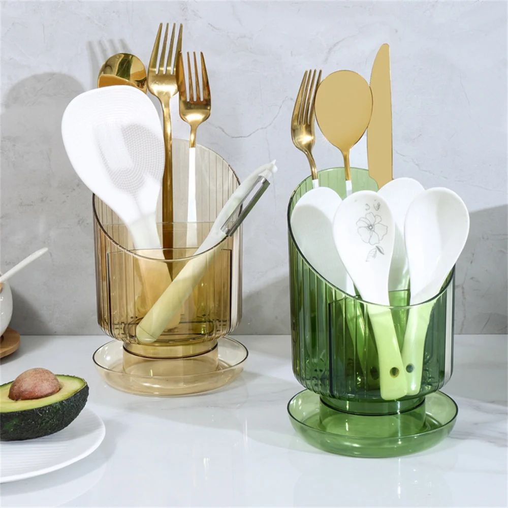 

Kitchen Chopsticks Tube Durable Transparent Storage Rack Kitchen Storage Supplies Household Household Chopsticks Holder Storage