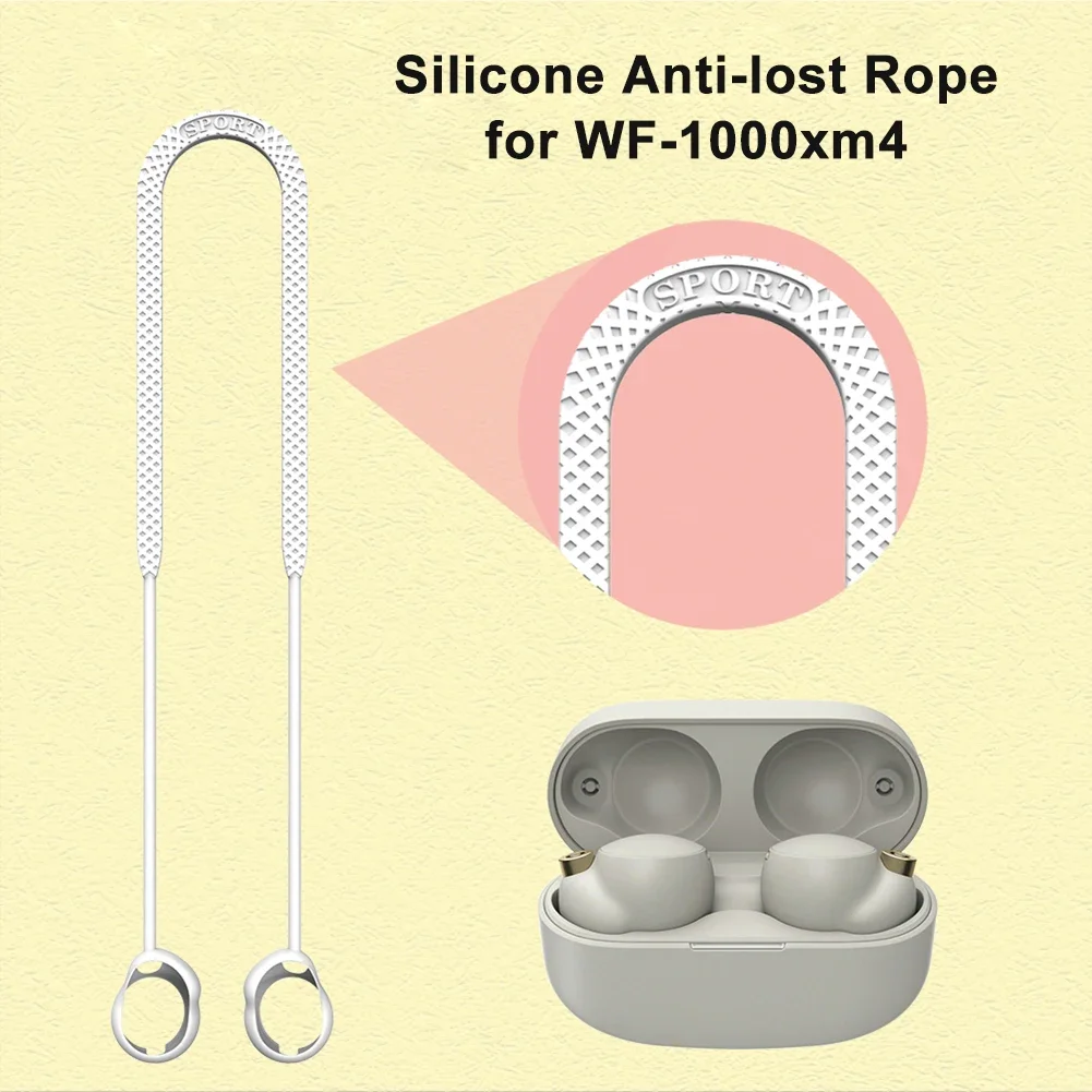 Anti-Lost Earphone Rope for Sony WF-1000xm4 Wireless Headphone Neck Strap Waterproof Headset Lanyard Earphone Accessories