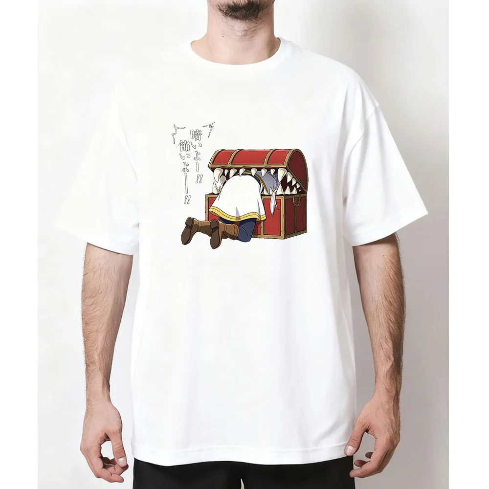 Frieren Anime Graphic Cotton T-Shirt - Unisex Summer O-Neck Top