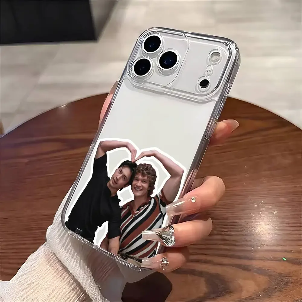 Enhanced Heated Rivalry Shockproof Transparent Phone Case Cover