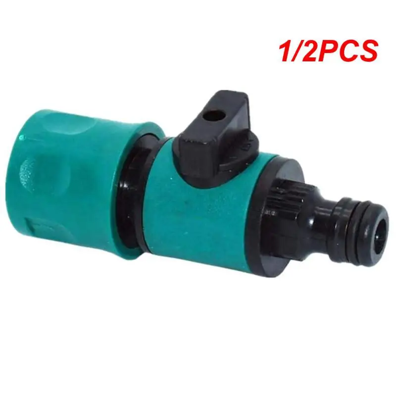 

1/2PCS Plastic Valve with Quick Connector Agriculture Garden Watering Prolong Hose Irrigation Pipe Fittings Hose Adapter Switch