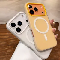 Luxury 2 IN 1 Magnetic Shockproof Case for iPhone 17 Pro Max Air 16 15 14 Plus 13 12 11 Liquid Silicone Magsafe Bumper Cover - Image 3