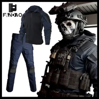 Costume de Camouflage de Combat fantôme tactique, vêtements de Cosplay Call Of Duty, vêtements de travail Airsoft Paintball pour hommes pour Halloween, jeux CS 1