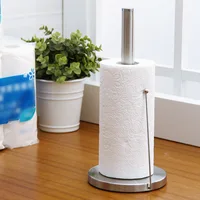 Stainless Steel Paper Towel Holder for Countertop Kitchen Organization Free Standing Tissue Holder for Kitchen Bathroom 1