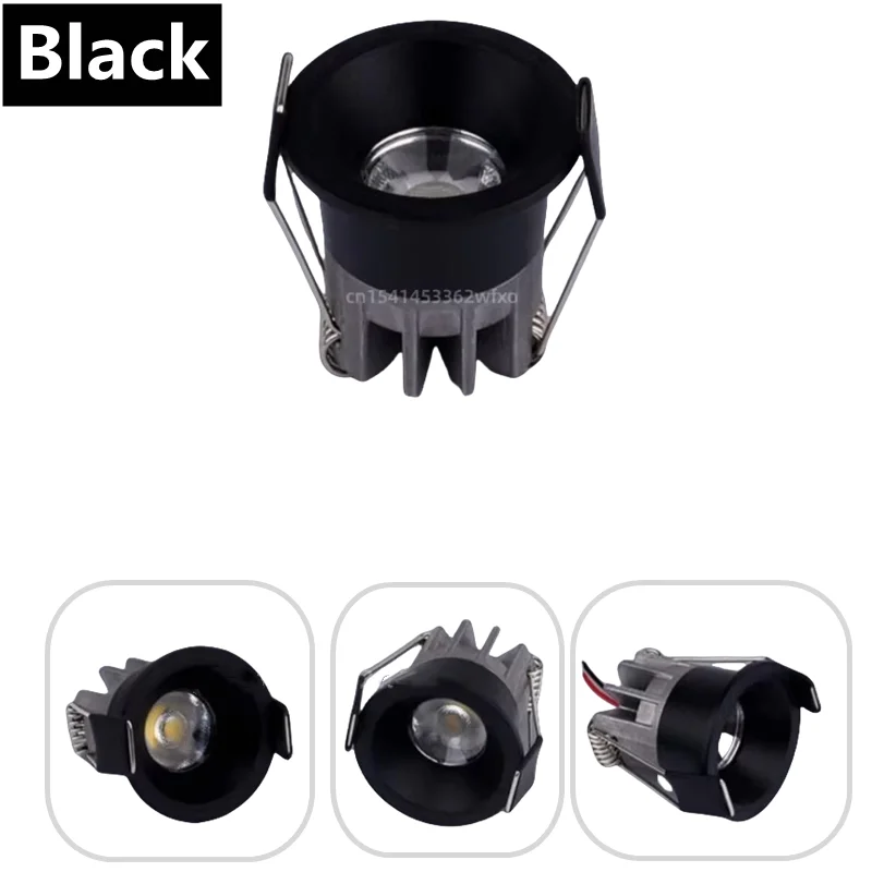 Dimmable Mini LED Downlight 3W/10W 110V/220V Anti-Glare LED Ceiling Lamp LED Spot for Bedroom Kitchen Wine Cabinet COB Recessed