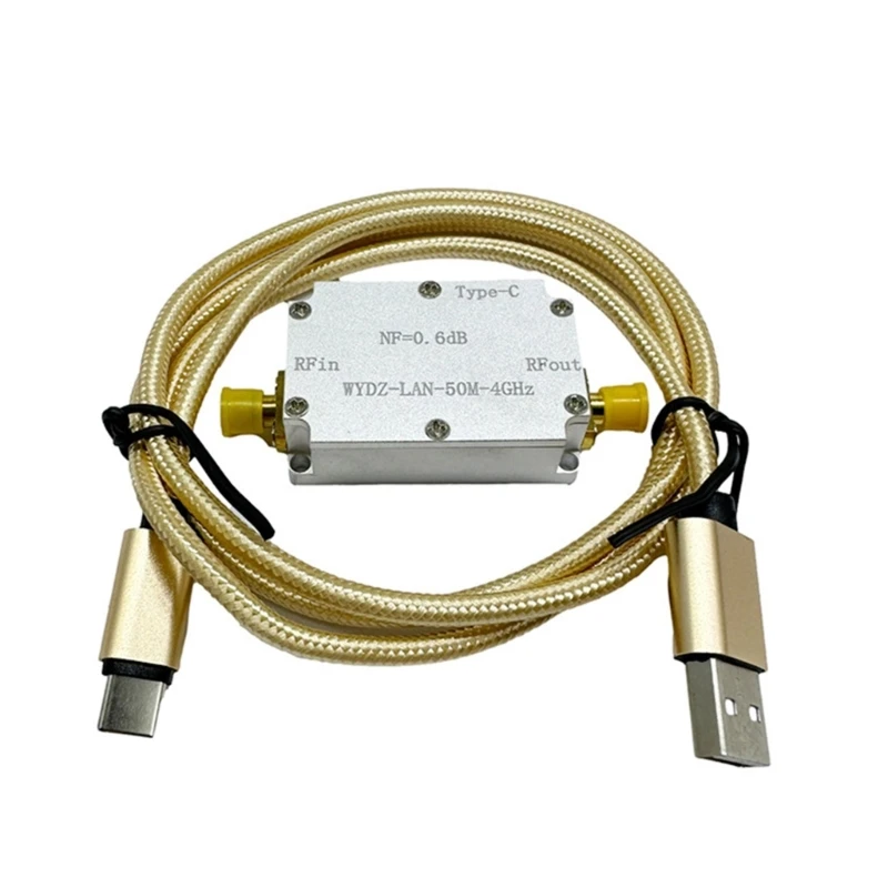 

Low Noise Amplifier 20dB Gains 50M-4G RF Amplifier Metal for Spectrum Analyzers Dropship