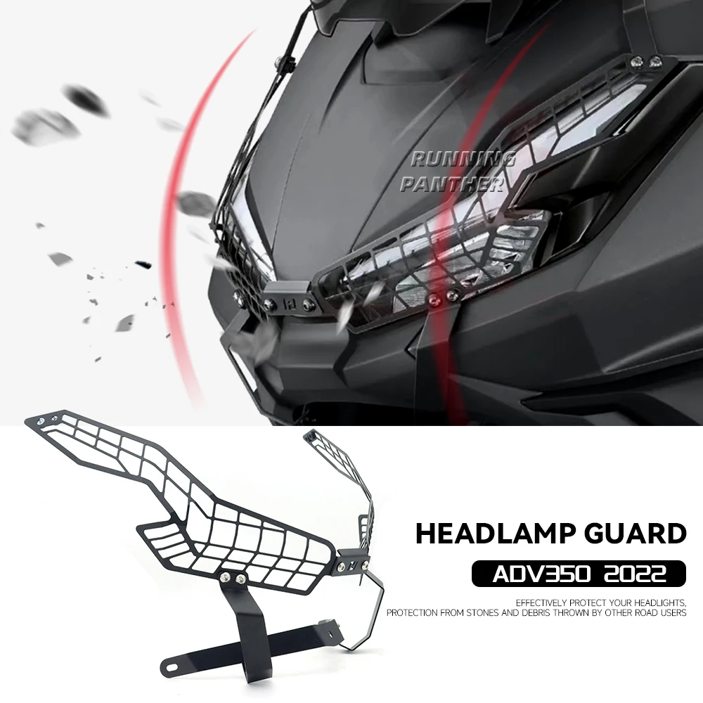 

Grille Headlight Protector Head Light Guard Front Lamp Cover FOR Honda adv350 adv350 ADV-350 2022