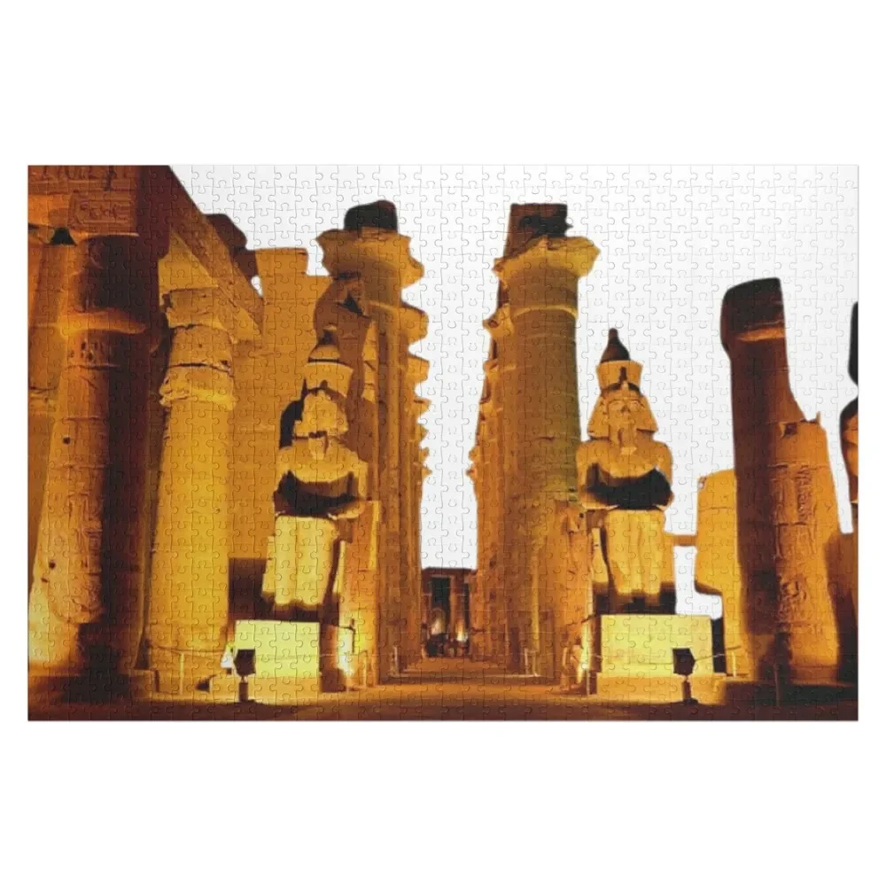 

Karnak Temple Luxor Egypt Jigsaw Puzzle Personalized Name Diorama Accessories Custom Wooden Name Customs With Photo Puzzle