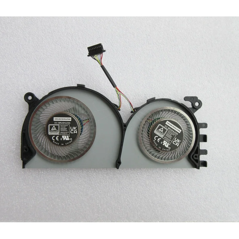 

New Original Laptop CPU Cooling Fan For MI XIAOMI 13.3 air 161301-FF FC FB FN FL metal fan blade EG500 40S1-CD50-S9A DC5V 0.50A