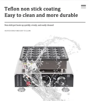 Commercial Waffle Maker 25Pcs Mini Dutch Pancake Maker Pancake Waffle Kitchen Home Appliance Muffin Griller Machine