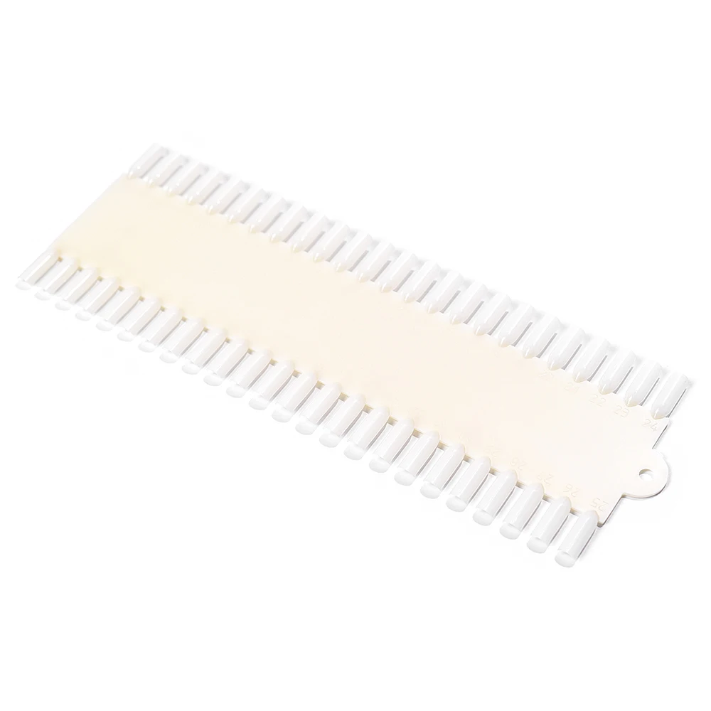 

48* 5 Tips False Nails Tips Nail Art Display Natural UV Gel Polish Color Palette Card Manicure Nail Art Practice Show Display