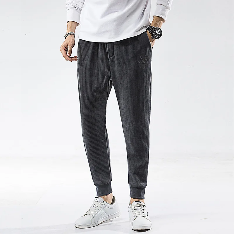 Men Fleece Casual Pants 