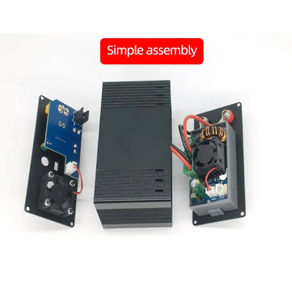 Aluminum Alloy Multiple Interfaces DIY Shell Kit for XYH3606 CNC DC Buck Boost Converter Only Case