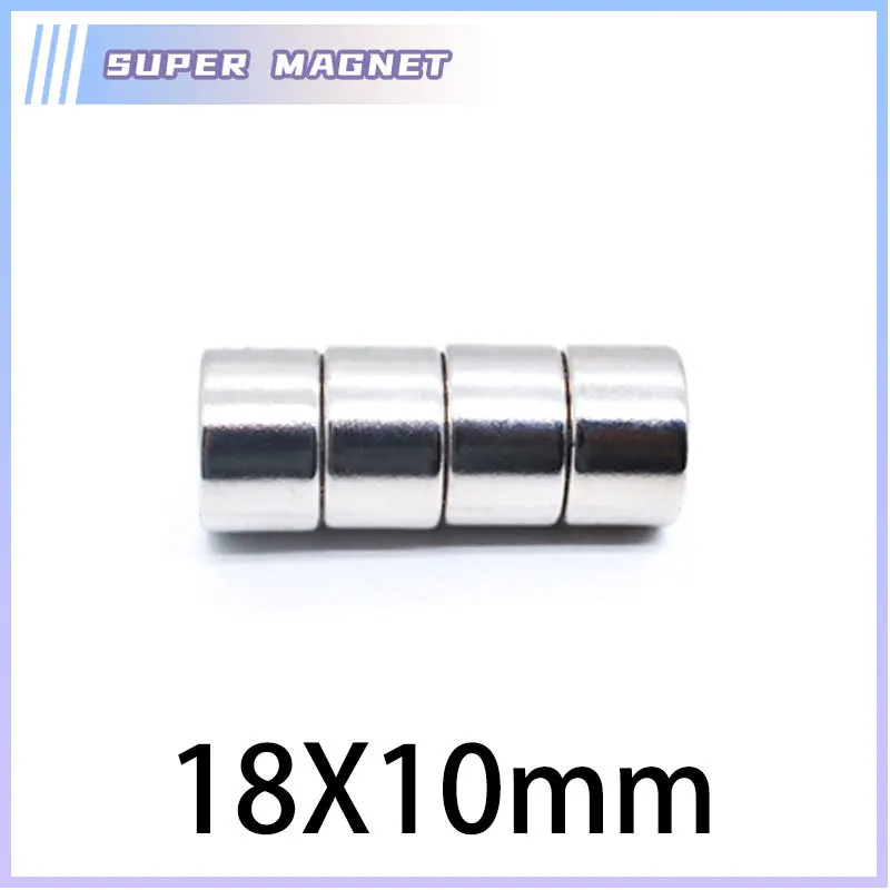 2/5/10/15/20PCS 18×10 Round Rare Earth Craft Reborn Fridge 18x10mm N35 Thick Disc Search Magnet 18*10 Neodymium Magnets Strong