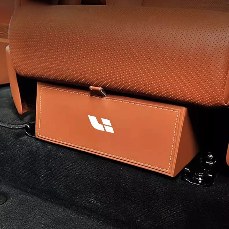 

For Li Lixiang L8 L9 2022 2023 Car Storage Box Under the Second Row Seats Storage Organization of Artifacts Drawer Accessories