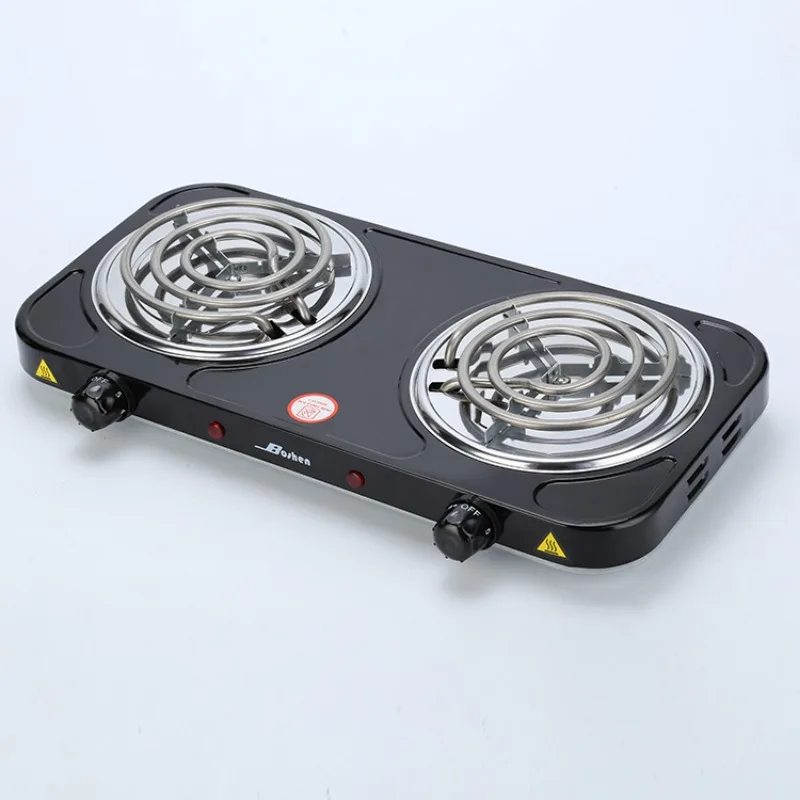 2000W Iron Burner Electric Stove Hot Plate 110/220V Portable Kitchen Cooker Coffee Heater Milk Soup Durable Asjustable Quick 3