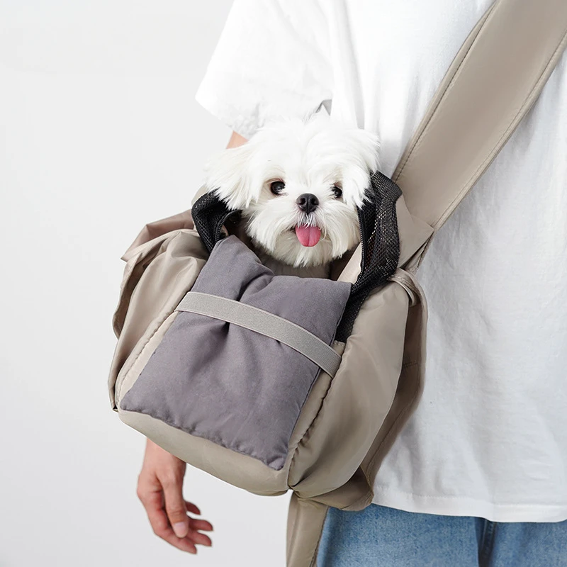 Pet Summer Breathable Handbag Multifunctional Dog Bag Cat Bag Teddy Bichon Portable One-shoulder Messenger