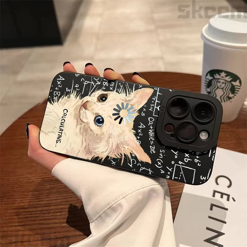 Funny Calculating Cat IPhone Case