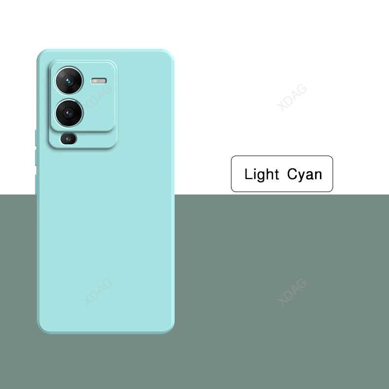 Premium Soft Liquid Silicone Phone Case with Enhanced Camera Protection and Sleek Square Design