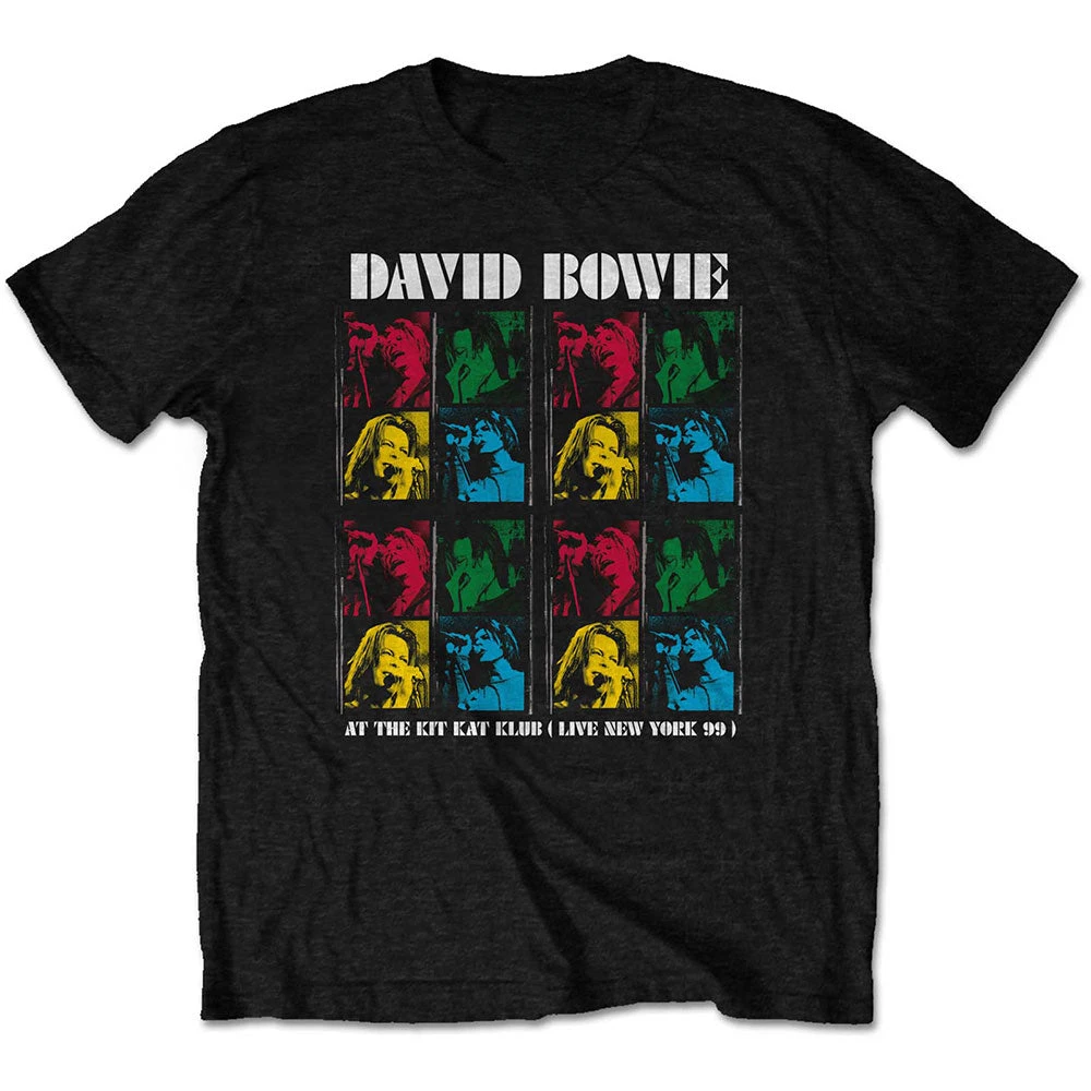 Ziggy Stardust David Bowie 티셔츠 코튼 그래픽 티 남성 여성 여름 스트리트웨어