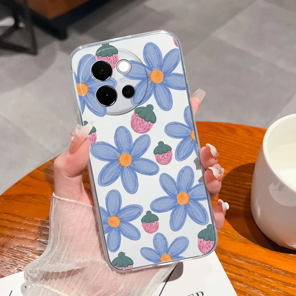 Leisure Butterfly Soft Clear Silicone Anti-Drop Phone Case - Slim Back Cover