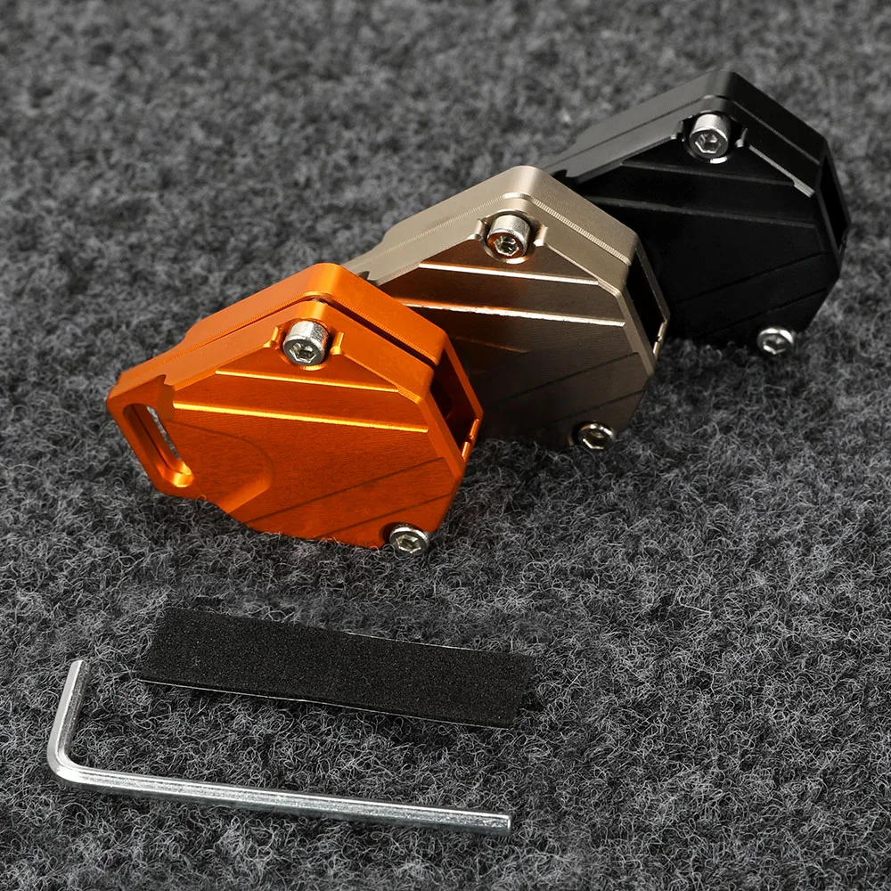 Für Duke 125 Duke 200 Duke 250 Duke 390 390 Duke RC 125 200 390 2008-21 2022 2023 Aluminium Motorrad schlüssel Abdeckung Kappe Schlüssel Fall Shell – Detail 9