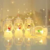 Santa Claus Hanging Lantern Light LED Christmas Lamp Candle Light Retro Small Oil Lamp Merry Xmas Party Home Decor New Year 2025 6