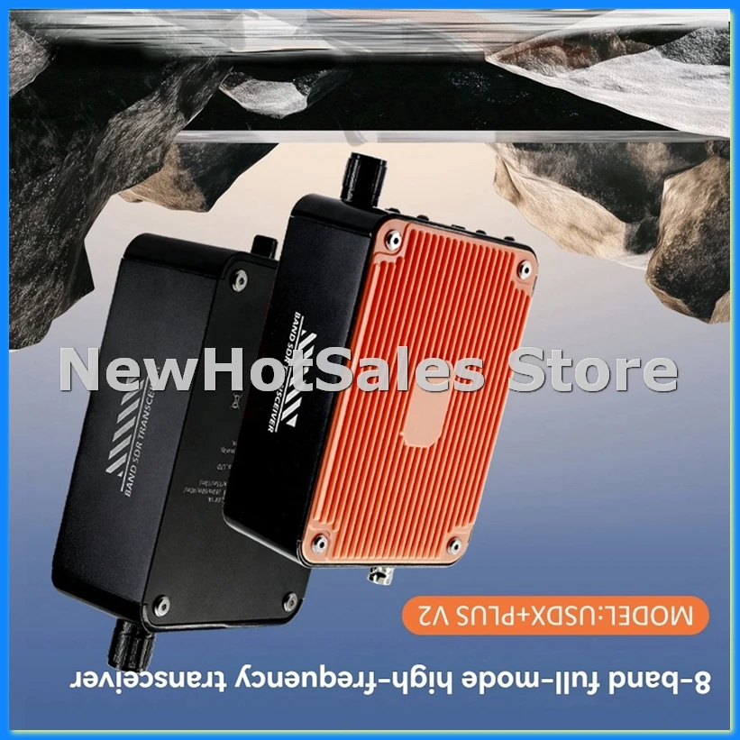 USDR USDX+Plus V2 8 밴드 SDR 트랜시버 모든 모드 HF SSB QRP 트랜시버(LCD 스크린 스피커 포함) EU 플러그-A86Z