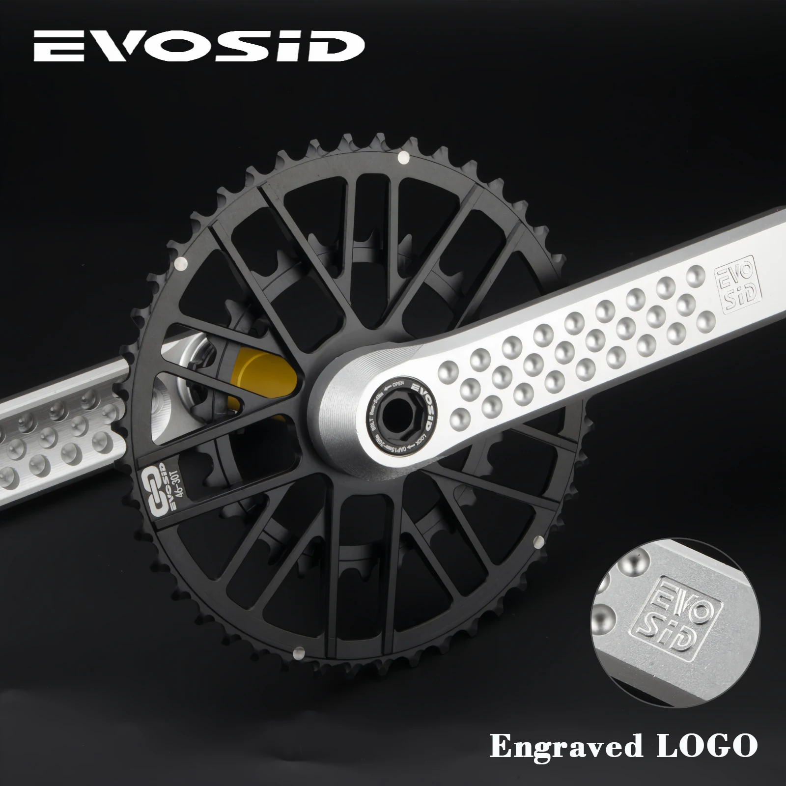 EVOSID  ũũ,   üθ, CNC ̽  ũũ, ׷ 48-32T, ε ũũ, 46-30T, 170mm, 12s