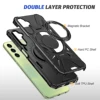 Stand Holder Ring Phone Case for Samsung Galaxy A55 A15 A35 5G A14 A54 5G A34 A05S S24 Ultra S23 FE Drop Protection Cover Coque 2