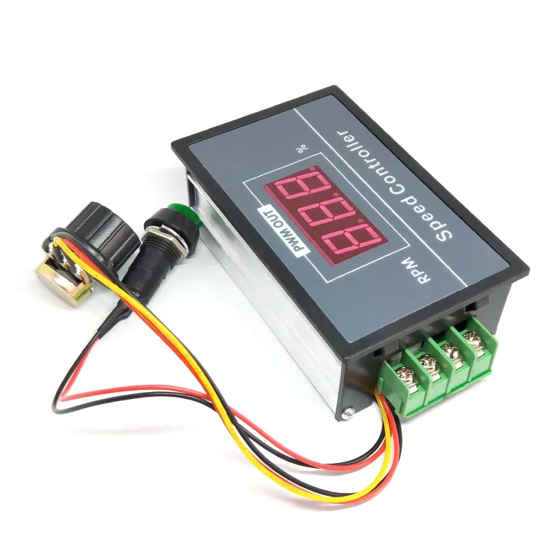 Motor speed controller DC 6-60V 12V 24V 36V 48V 30A PWM DC Motor Speed Controller with Start Stop Switch