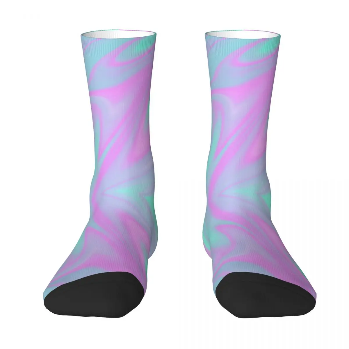 

90 S Tie Dye Te Socks Hot Sale BEST TO BUY Humor Graphic Color contrast Drawstring Backpack Compression Socks