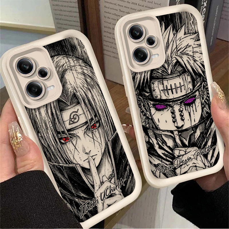 Anime-Inspired Cool Phone Case Featuring Naruto Akatsuki Design