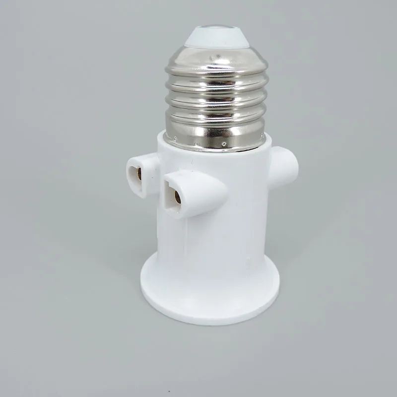 E27 Power LED Bulb Lamp Base Socket to EU Plug Adapter lamp bulb holder lamp holder lamp base led lamp base lamp socket adapter socket converter Lighting Light Holder Connector Screw Conversion plug