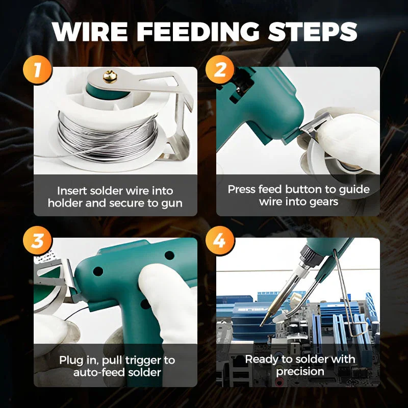 High-efficient 80W Electric Sodering Iron 220V/110V Handheld Solder Welding Machine Heating Repair Tools Small Soldering Iron