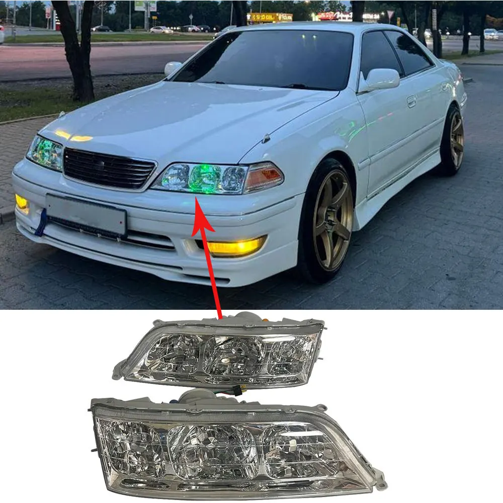 ペアヘッドライトトヨタマーク II ヘッドライト GX100 JZX100