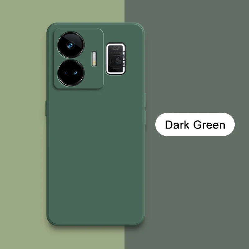 Enhanced Liquid Square Phone Case - Soft Silicone 360° Shockproof Lens Protective Cover