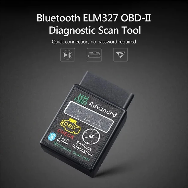 Mini ELM327 OBDII Car Auto Diagnostic Scanner Car Failure Detector  Professional Bluetooth Scan Tool and Code Reader for Android Windows