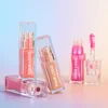 Private Label Lip Gloss Pigment Long-lasting Waterproof Matte Glossy Custom Logo Makeup Wholesale P238 Transparent Square Tube 1