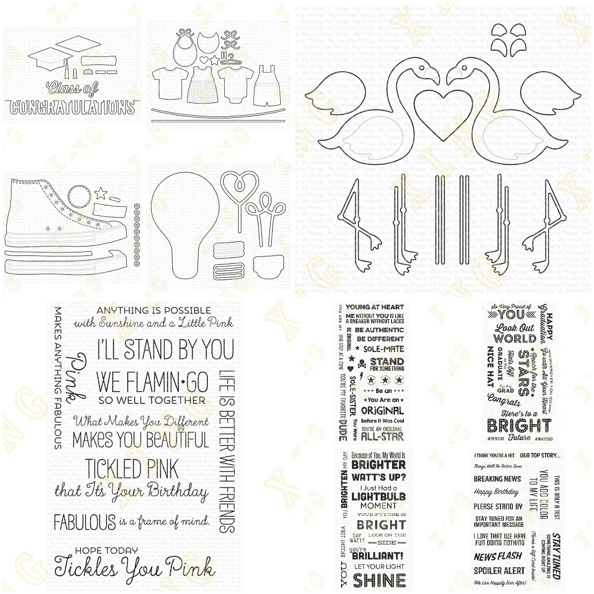 

Stars Wishes Happy Graduation Clear Stamps and Cutting Dies For DIY Scrapbooking Paper Card Making Decoration Craft Photo Album
