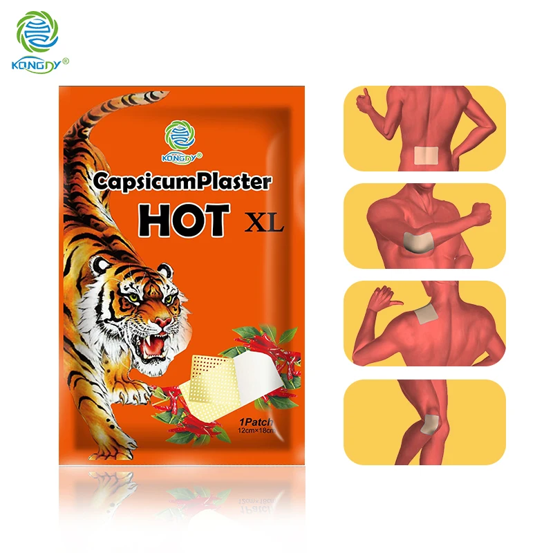 

KONGDY Capsicum Plaster 20 Bags Chinese Herb Pain Relief Sticker 12*18cm Tiger Pain Patch For Arthritic/Back/Muscl Pain