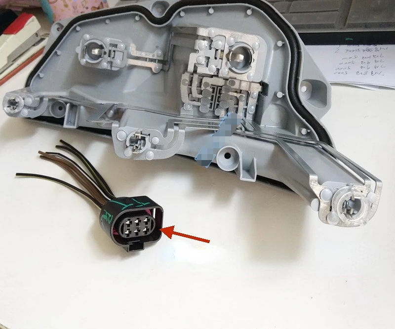 For Audi TT/TTS Original Rear Tail Light Plug Tail Brake Light Plug