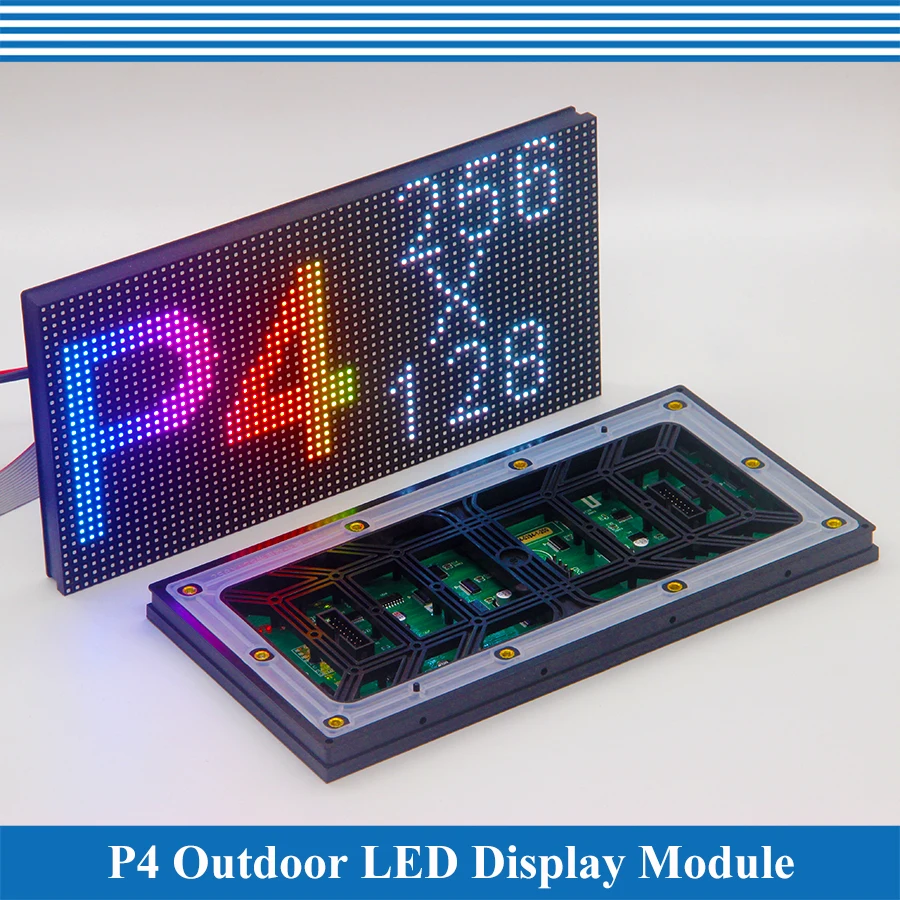 256*128mm Outdoor P4 P8 Full color LED Display Module - AliExpress 502