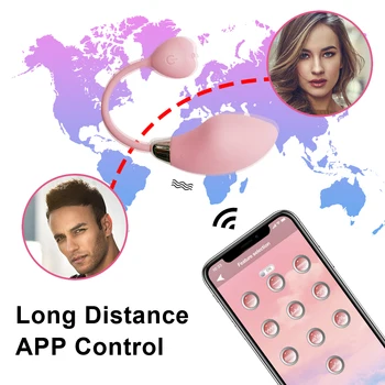 Wireless APP Remote Control Vibrator Sex Toys Bluetooths Dildo Vibrator for Women Wear Vibrating Panties 4