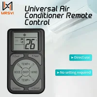 MRSVI Mini télécommande universelle A/C portable Q58 compatible avec toutes les grandes marques et modèles de climatiseurs 1