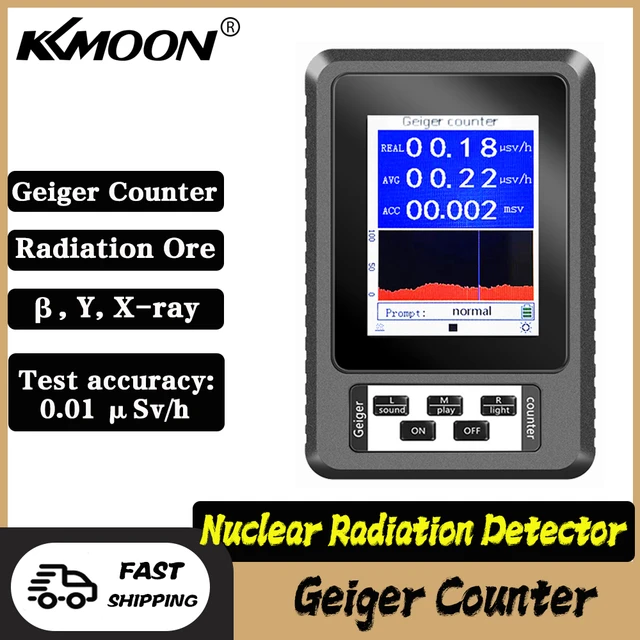 Geiger Counter Nuclear Radiation Detector Personal Dosimeter X-ray Beta  Gamma Detector Lcd Radioactive Tester Marble Tools Hot - Electromagnetic  Radiation Detectors - AliExpress